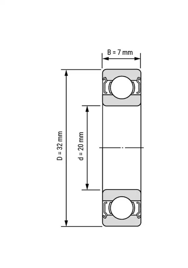 6804-2RS Rulman 68042RS 20x32x7 Rulman 6804-2RS Rulman 68042RS 20x32x7 Rulman